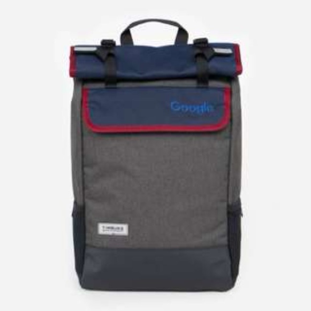 Timbuk2 Google Prospect Gray, Navy and  Black Roll-Top Backpack